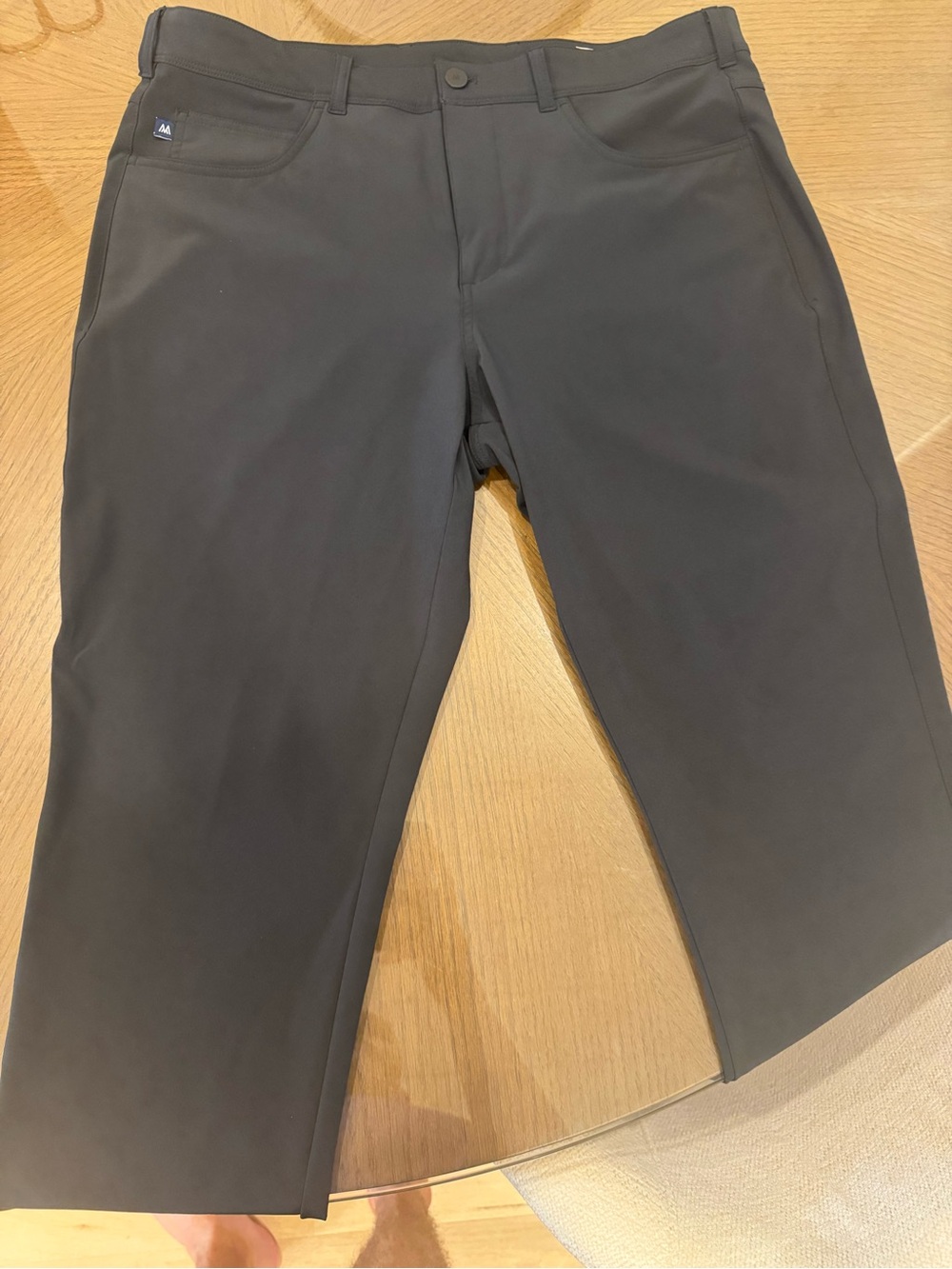 Mizzen+Main Black Helmsmen 5 Pocket Performance Pants